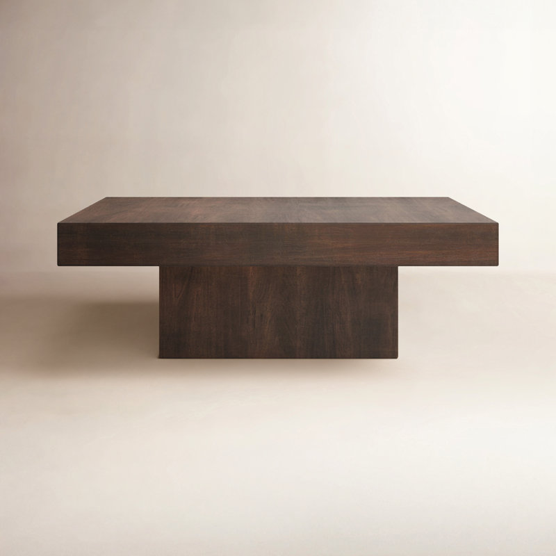 Padula Solid Wood Square Coffee Table, Brown