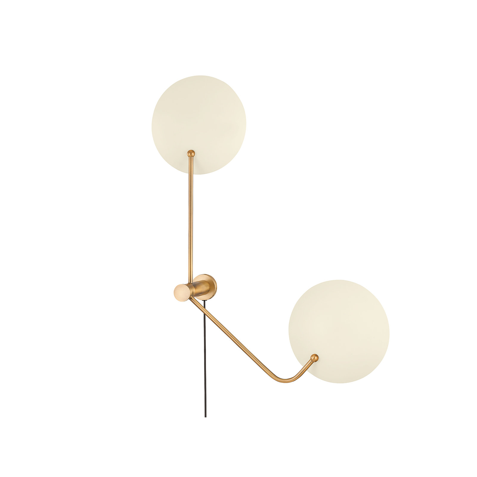 Leif 2 Light Plug-in Plug-in Sconce, Soft Sand