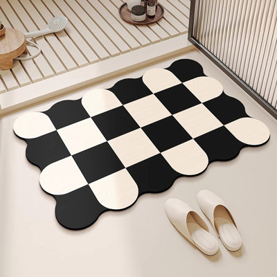 Decontamination Diatomaceous Earth Absorbent Bathroom Mat