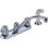 Classic Double Handle Kitchen Faucet with Side Spray