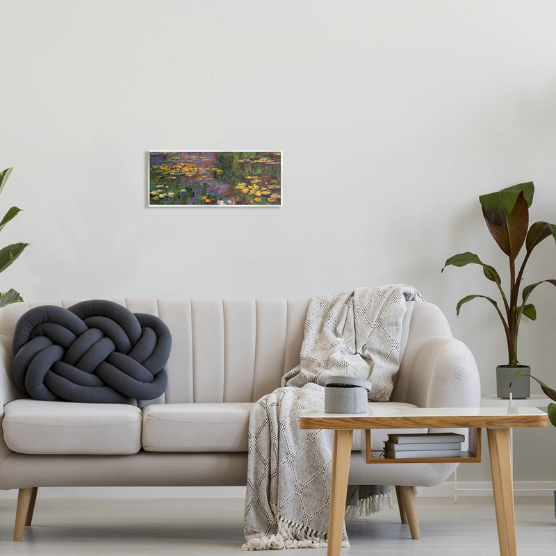 «Pond Lily Nature View» par Claude Monet - peinture sans cadre sur panneau de fibres à densité moyenne