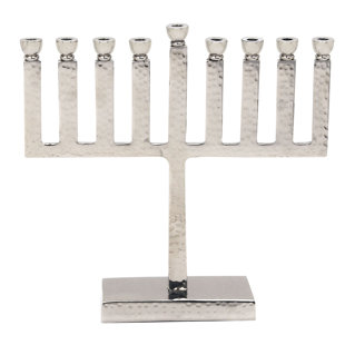 Aluminum Menorah