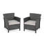 Chaise de patio avec coussin Morphis-100483775-100483774