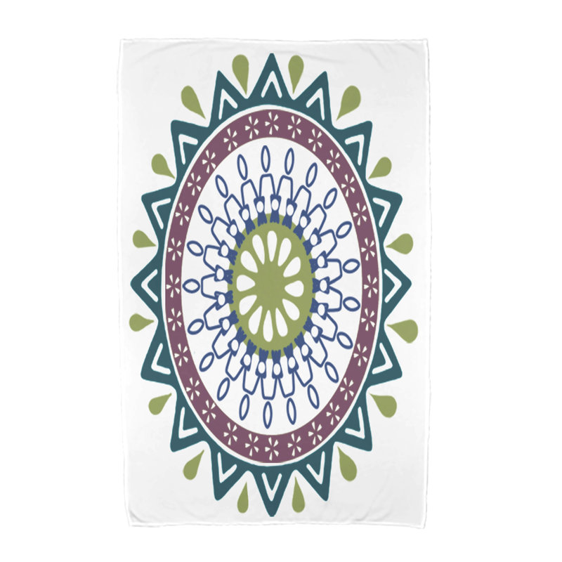 Serviette de plage Alfreda, sarcelle