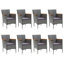 Ensemble repas Vidaxl gris, gris foncé-1876565705-1839010735