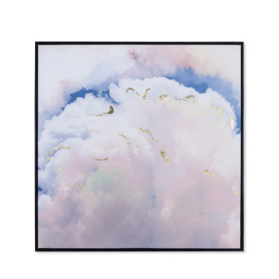 Clouds Gold Leaf Print