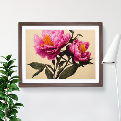 Adorable Peony Flowers - Single Picture Frame Painting