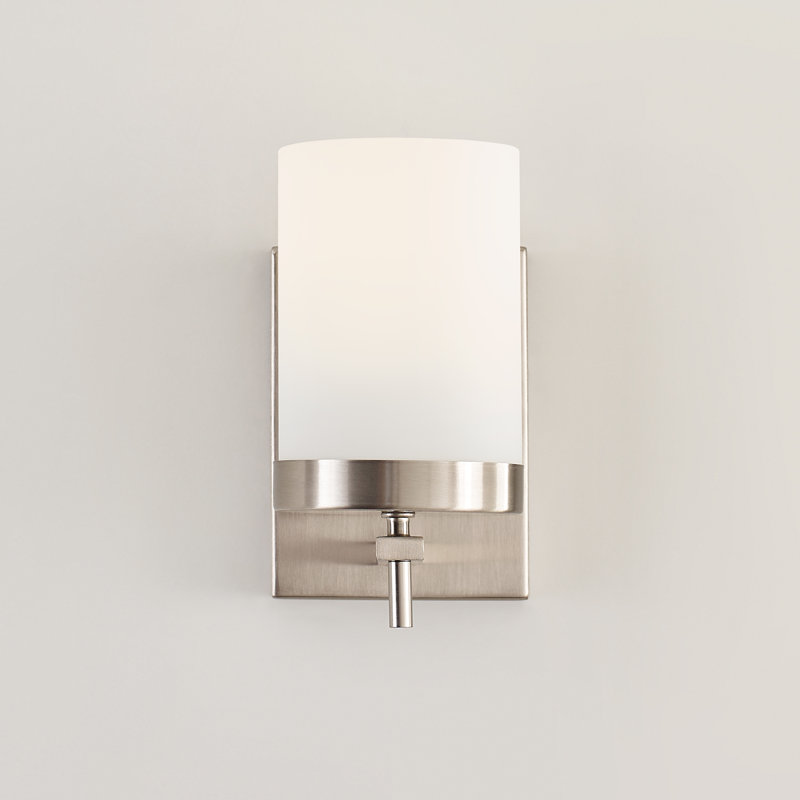 Zire 1 - Light Armed Sconce, No, Brushed Nickel