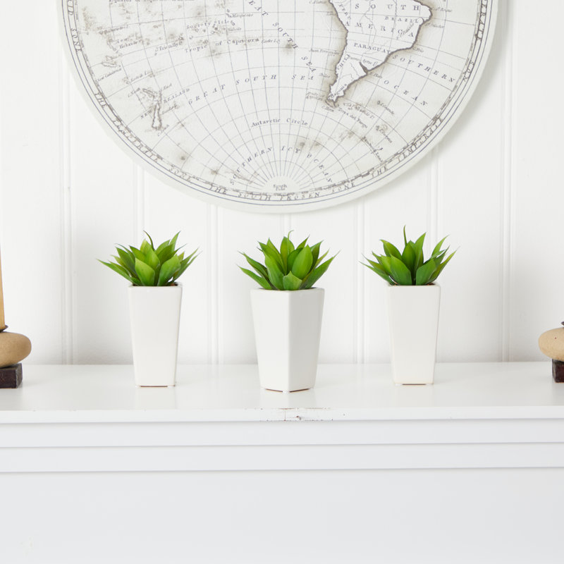 Plante agave artificielle 4 po en pot