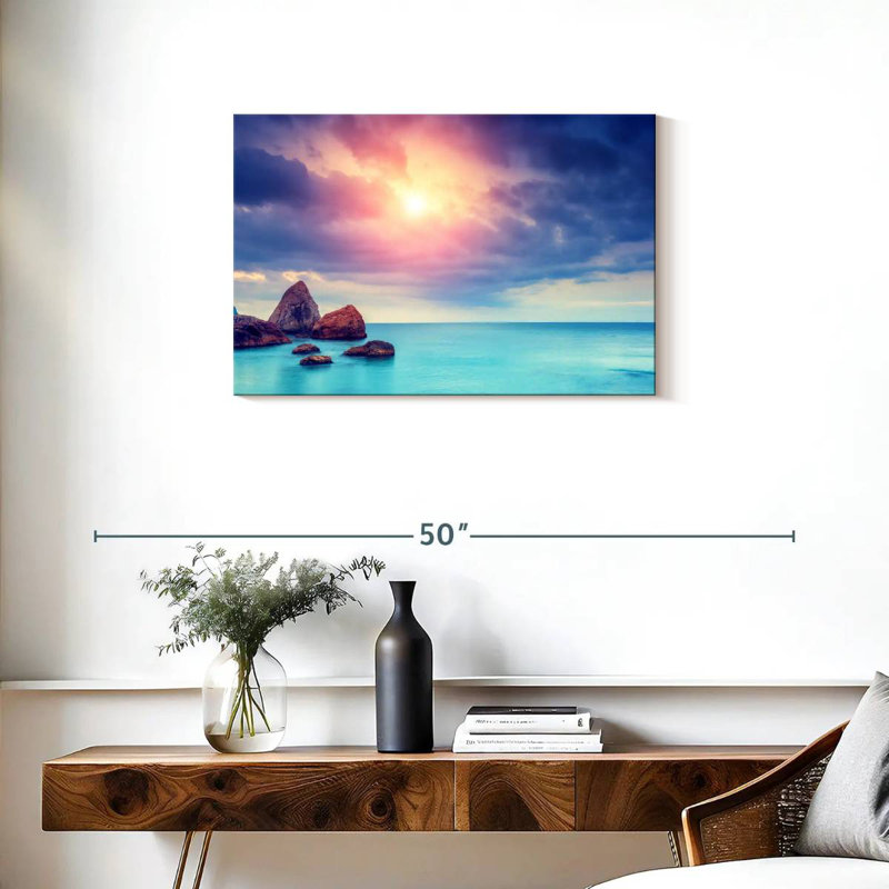 Alvord Crimea Peninsula At Sunset, 20" H x 30" W