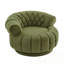 Chaise d'appoint pivotante avec coussin moelleux-1503042192