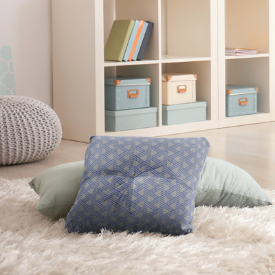 Coussin de sol zig zag classique