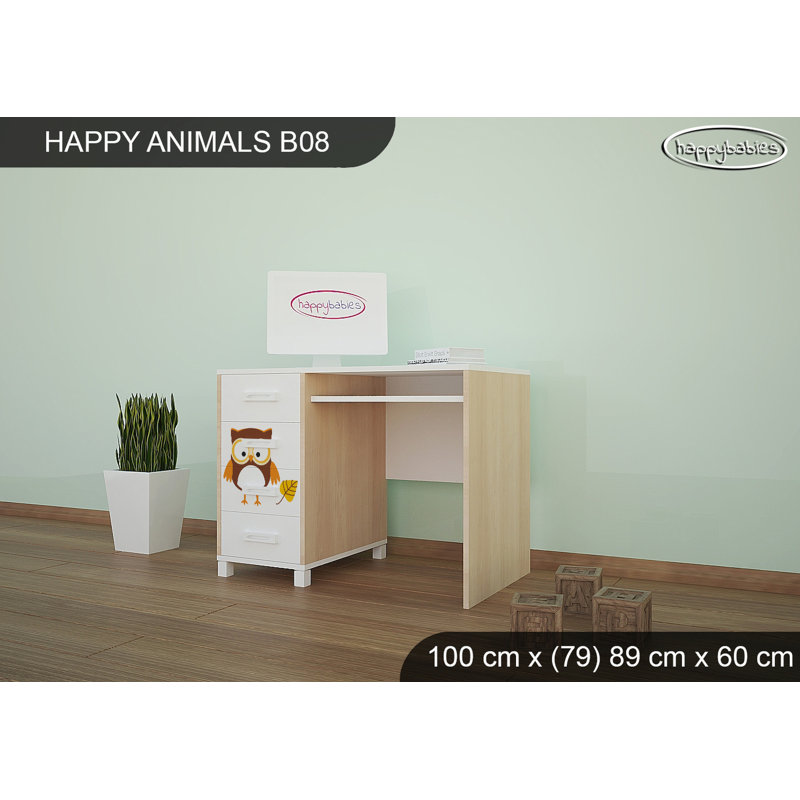 100cm Writing Desk, Oak