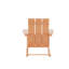 Chaise Adirondack berçante en plastique Joubert-661621407