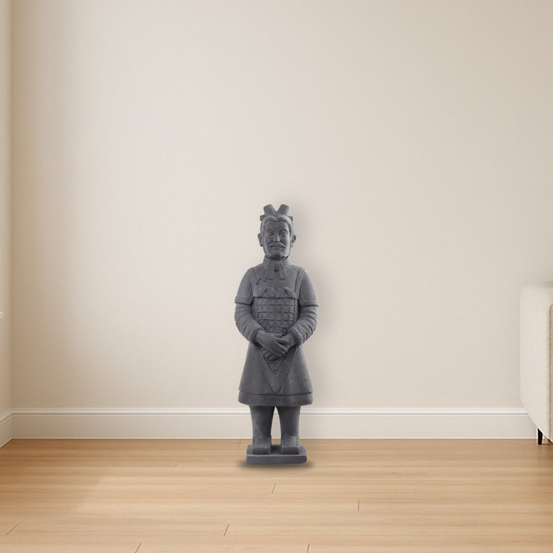 Warrior Statue Fountain