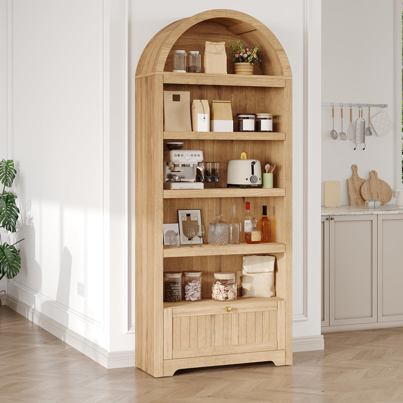 182cm H x 78.7cm W Bookcase, Yellow