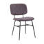 Chaise d'appoint rembourrée en velours Aquasco-1670141451