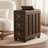 25.4" Solid Wood End Table, 3-Drawer Rustic Nightstand-1947279778