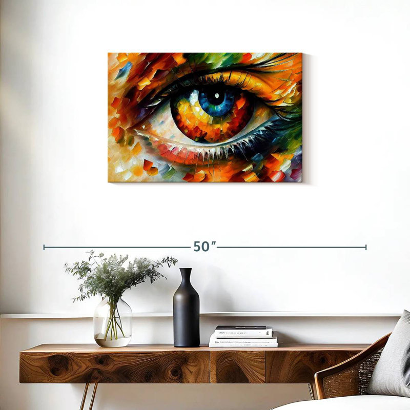 Leisha Eye I, 20" H x 30" W