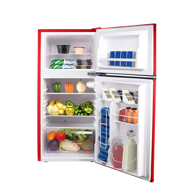 Frigidaire 4,6 pieds cubes Pi. Réfrigérateur / congélateur, 2 portes, série Platinum, acier inoxydable
