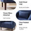 Fauteuil large de 32,5 po Glyna-480207122