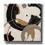  «Coffee Stain 2» par Alonzo Saunders, art mural sur toile, 26 po x 26 po