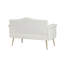 CREAM WHITE 2 SEATER SOFA