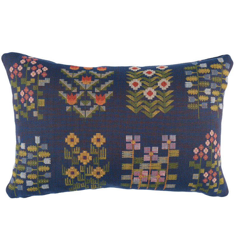 Annika Floral Tapestry Pillow