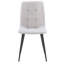 Chaise d'appoint en velours capitonné Steller-2005293416