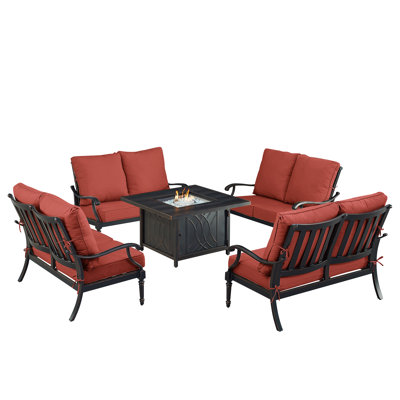 Paili Outdoor 5 - Piece Conversation Set