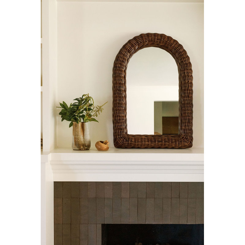Kingston Arch Rattan Mirror