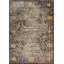 Shangri-La Hand Knotted Wool Area Rug in Blue/Camel/Navy-1067024173