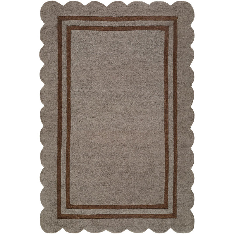 Tapis touffeté à la main Orville, Rectangle 5 pi x 7 pi 6 po