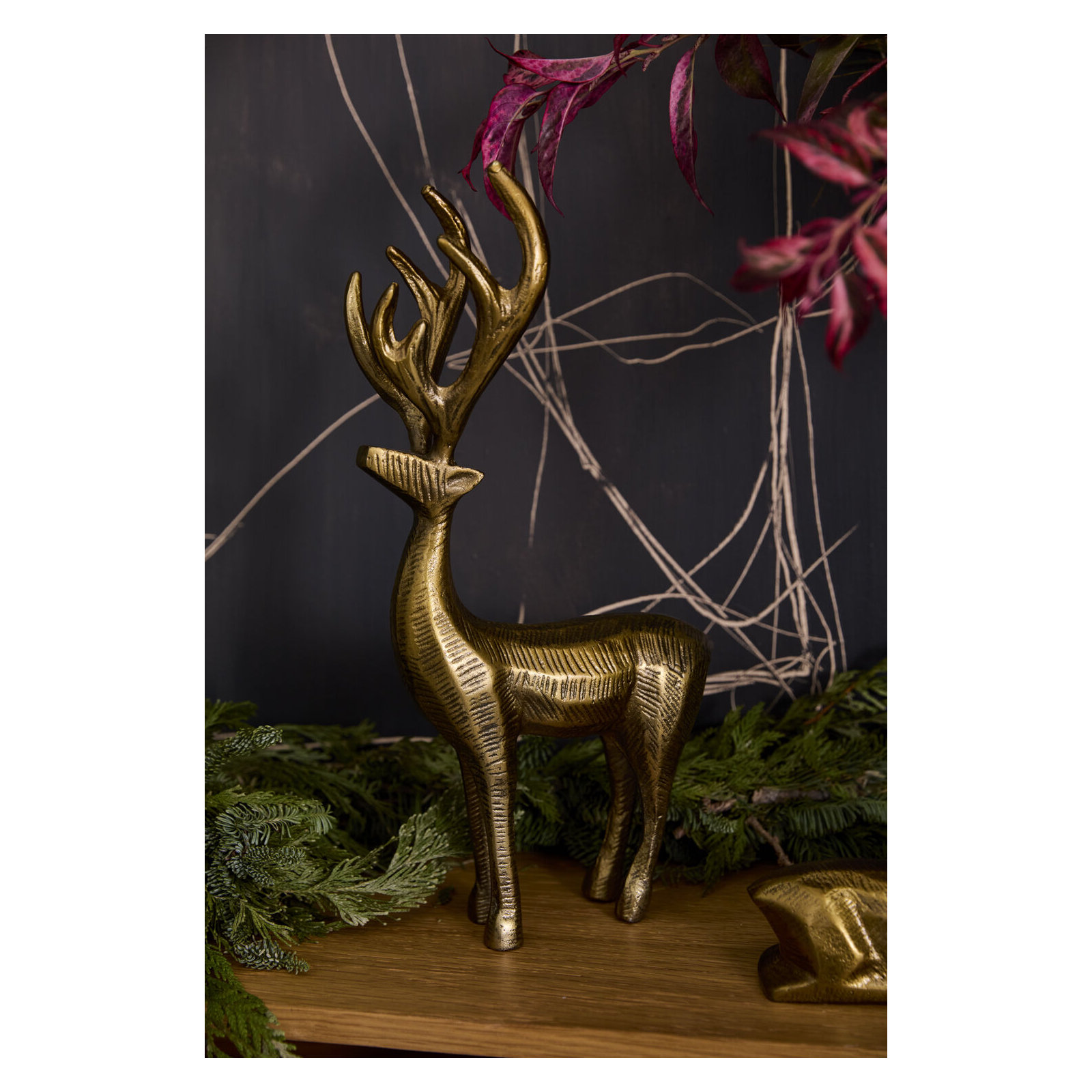 Prancer Reindeer Figurine 7.75"x 4.25"x 16"