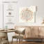 Mandala Kerner moderne champagne carré-109103481