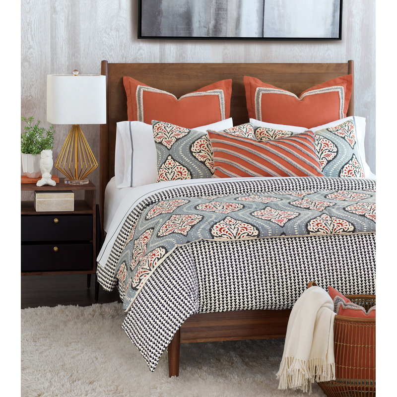 Bowie Linen Euro Pillow Cover & Insert