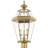 Outdoor Post Lantern Pendant Light Fixture Clear Beveled Glass Shade-101230720