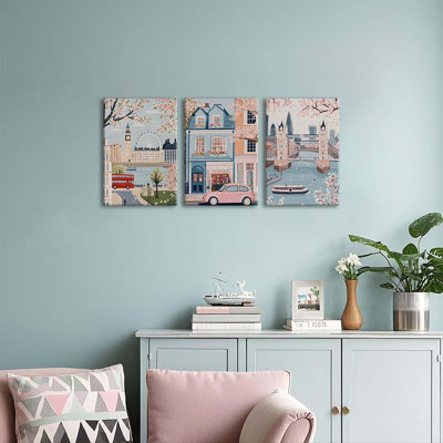 3 Piece Wrapped Canvas Print