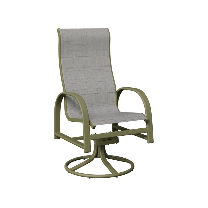 Chaise berçante berçante berçante Berlin, Charm platine, Vert sauge