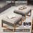 Bothwell 4-Piece Outdoor Conversation Set With Wicker Swivel Rocking Chairs And Ottomans-1632650214-1632650208