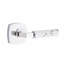 Select Round Passage (Hall & Closet) Door Lever with Square Rosette-1019840950-1019840958