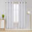 Spurgh Sliver Wave Foil Print Blackout Thermal Grommet Curtain Panels (Set of 2)-792607146-792607160