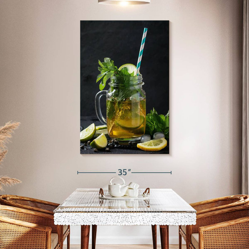 Yarlin Fresh Lemon Mint Tea, 51" H x 34" W