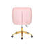 Chaise de bureau en velours Samatha-1448605073