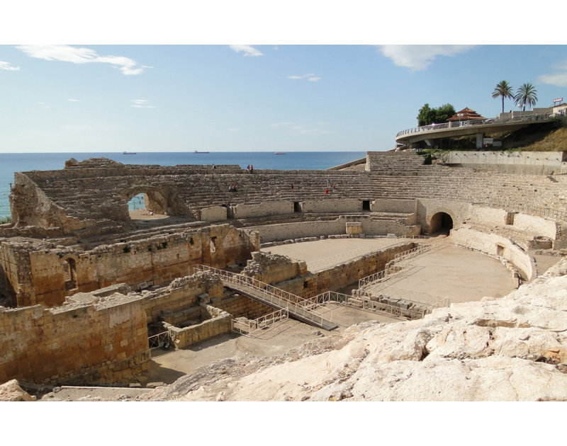 Amphithéâtre de Tarragone, H 11 po x l 18 po