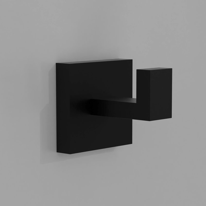 ZLINE Rubicon Towel Hook in Brushed Nickel, Matte Black