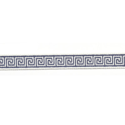 9/16" Multipurpose Jacquard Greek Key Trim Tape by the Yard