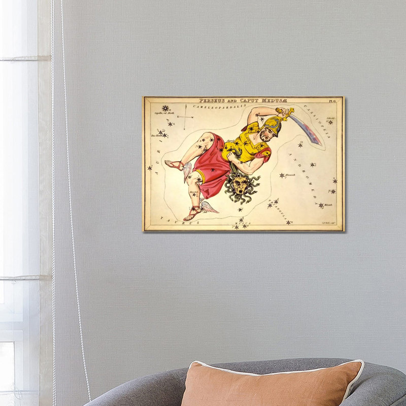Perseus And Caput Medusae by Sidney Hall - Wrapped Canvas Gallery-Wrapped Canvas Giclée, 66.04 cm H x 45.72 cm W x 1.91 cm D
