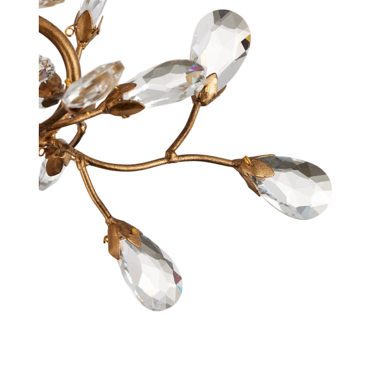 Crystal Bud 5 - Light Semi Flush Mount