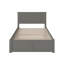 Lit plateforme double en bois massif avec lit gigogne Abbie par Harriet Bee-1027927779